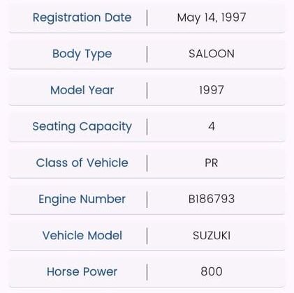 1997 suzuki vx 1997