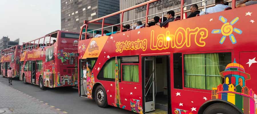 Double Decker Bus Service Launched in Lahore